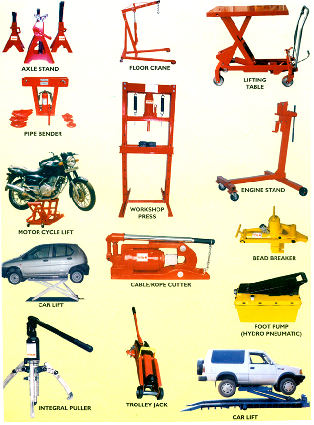 Vankos Hydraulic Garage Equipments
